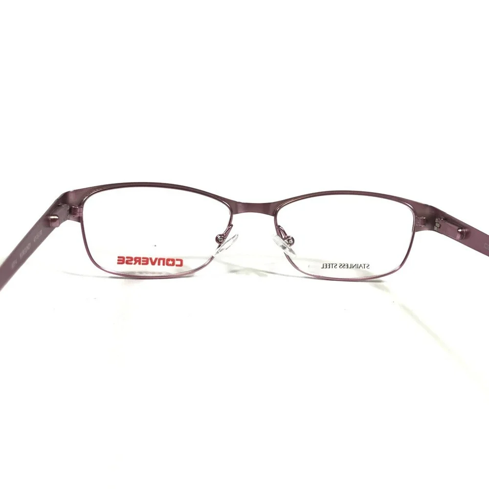 Converse Kids Eyeglasses Frames K014 BURGUNDY Pink Rectangular 47-15-130